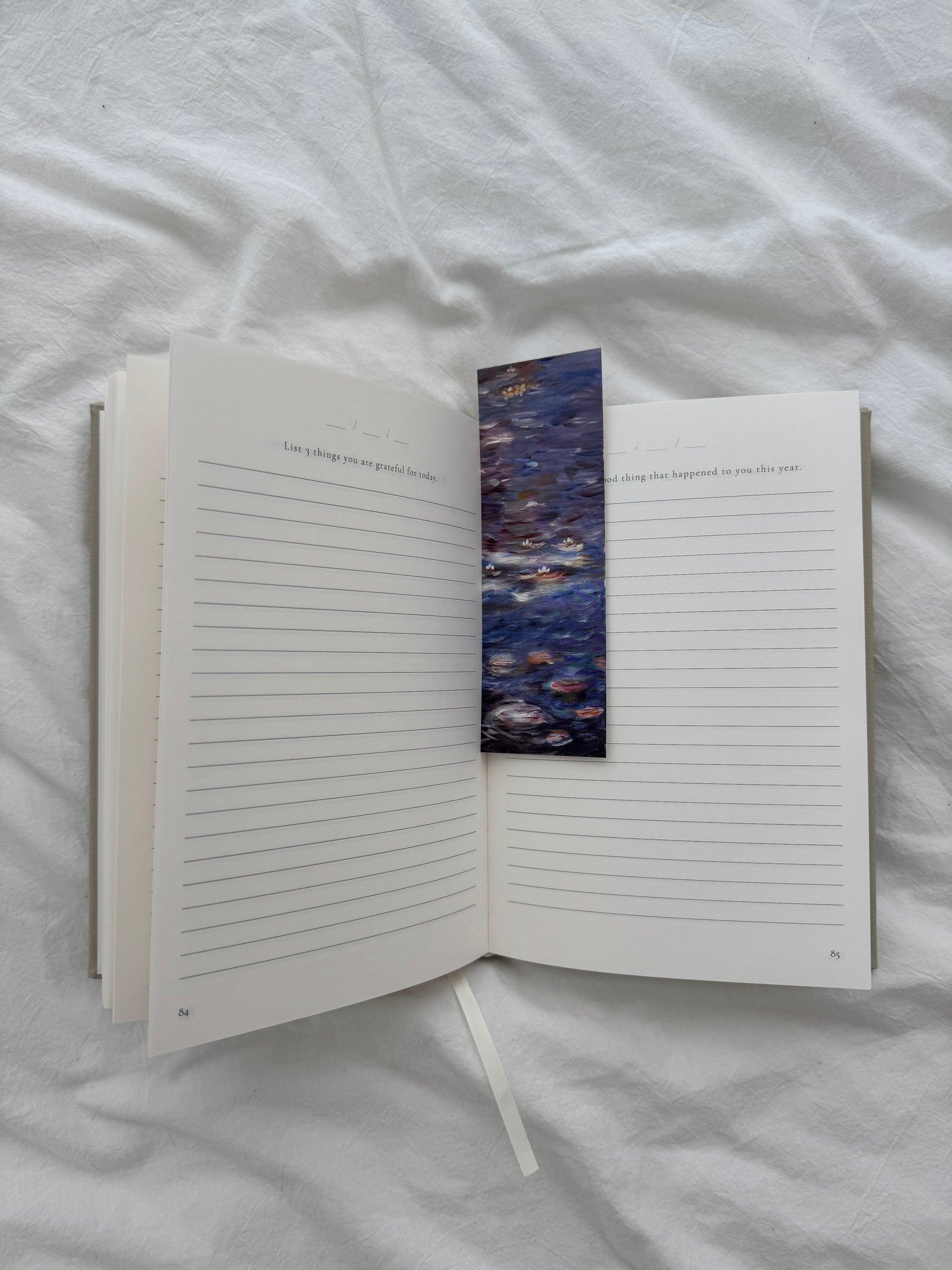 ode to water lilies bookmark