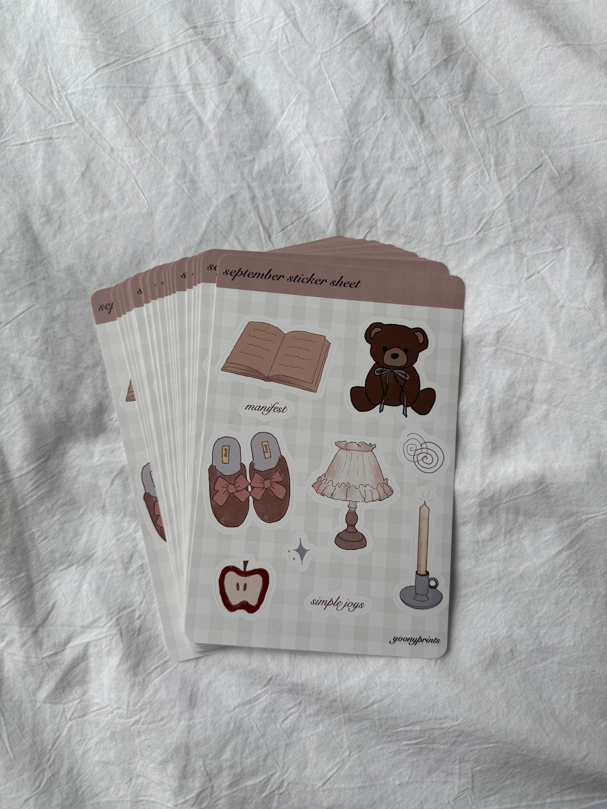 september mail sticker sheet