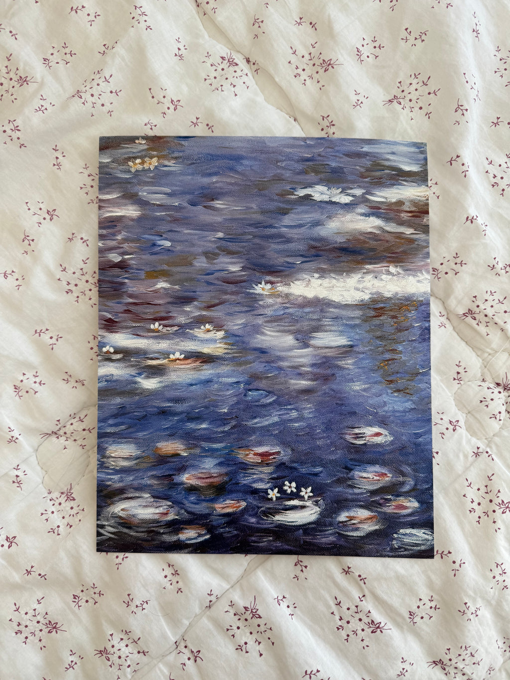 "ode to water lilies" print