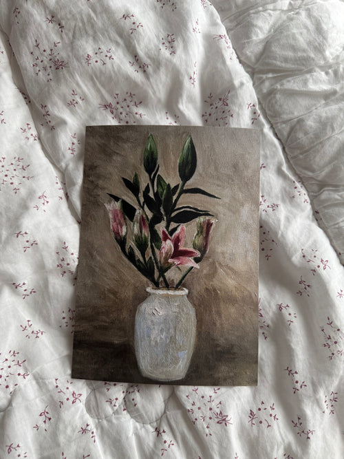 "lilies in bloom" 5x7 print