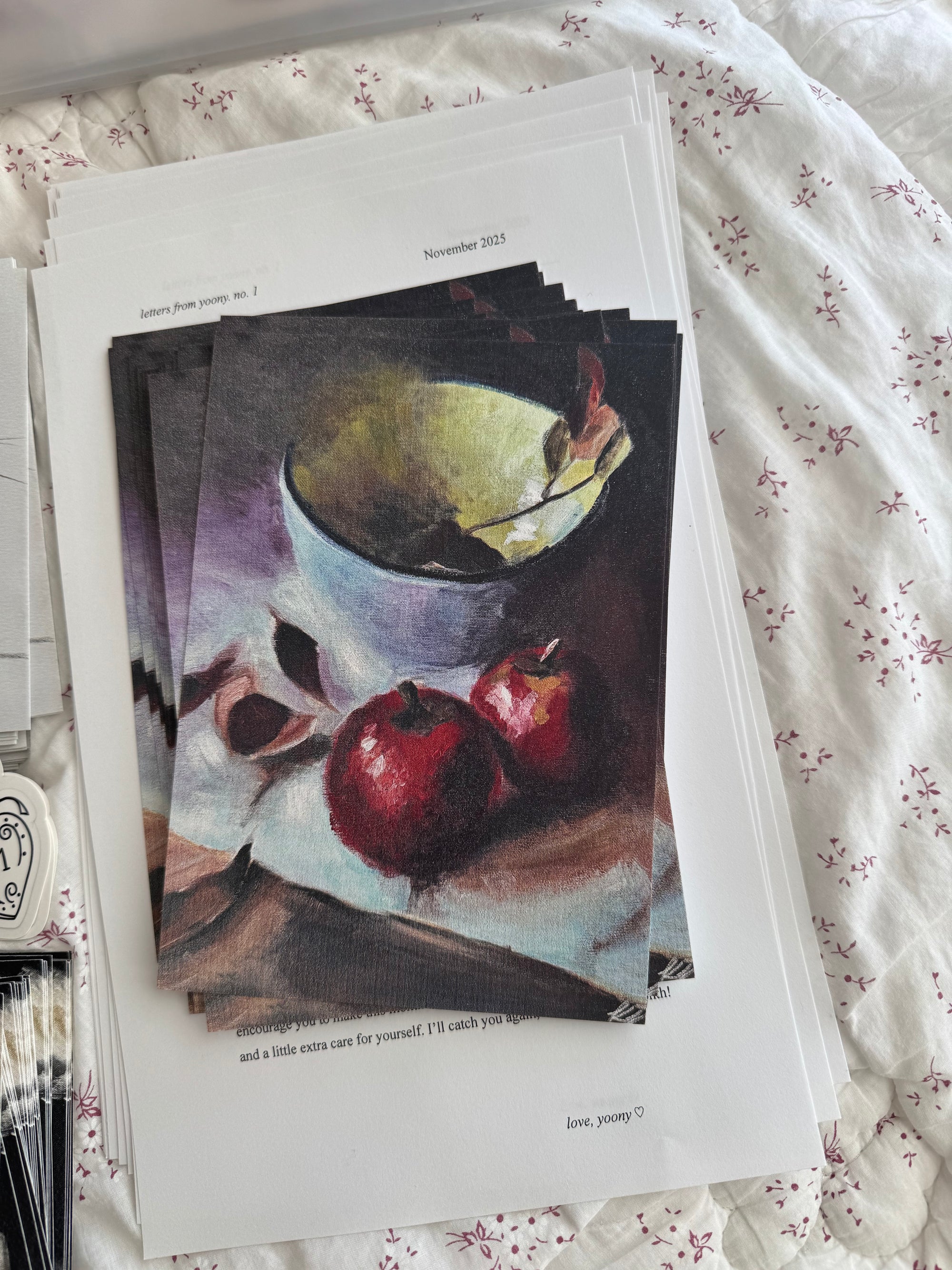 catch up! - november print club 5x7 print