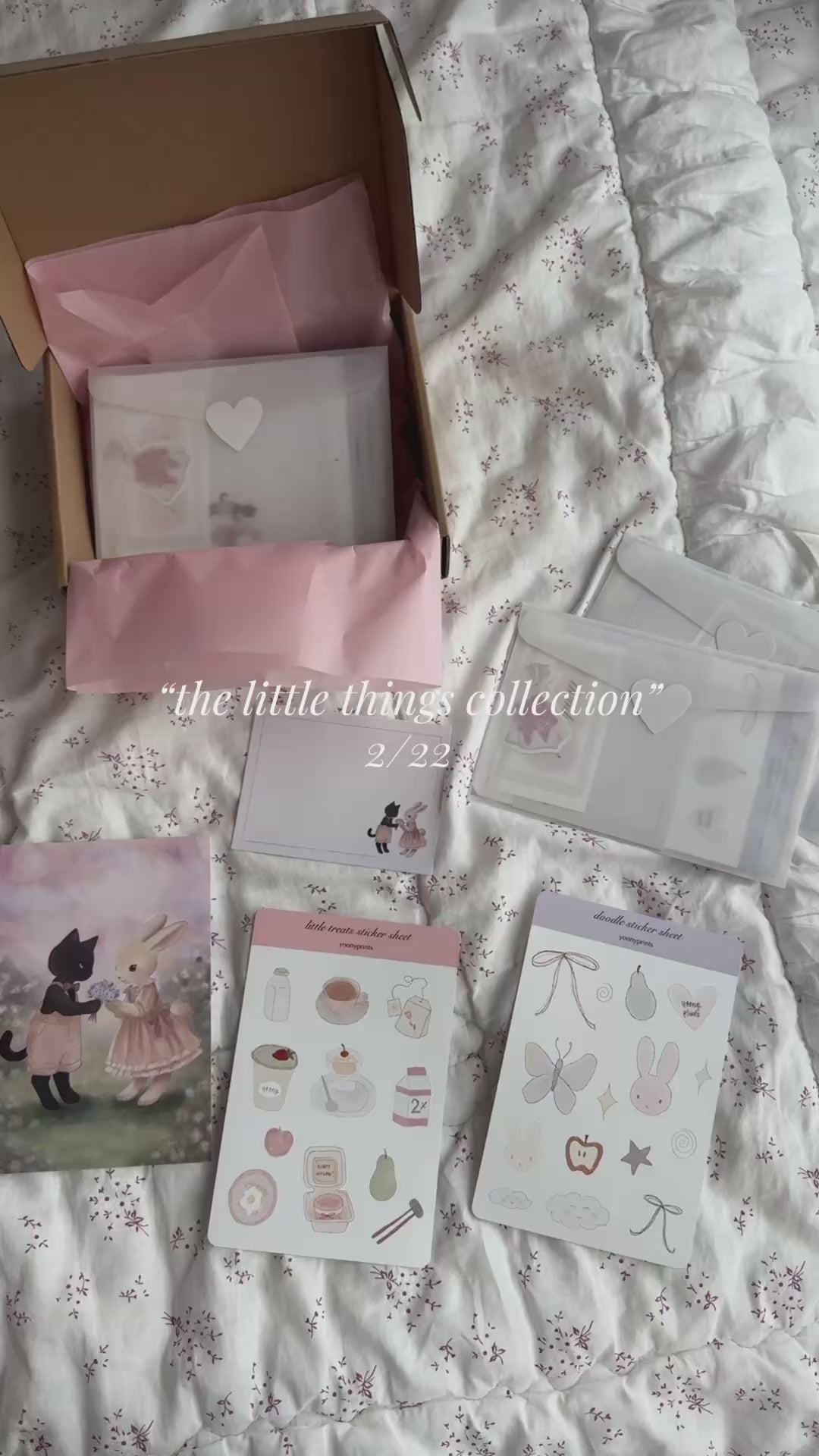 "the little things" stationery bundle