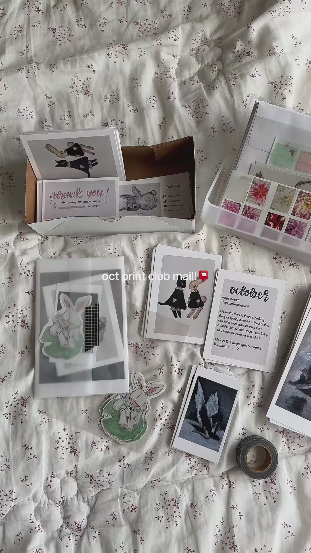 catch up! - october print club 4x6 print