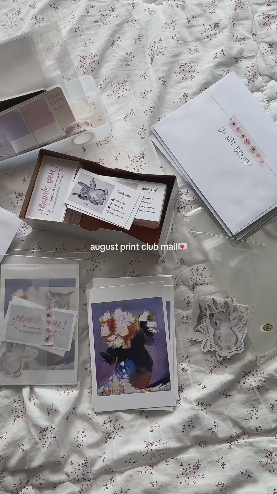 catch up! - august print club 4x6 print