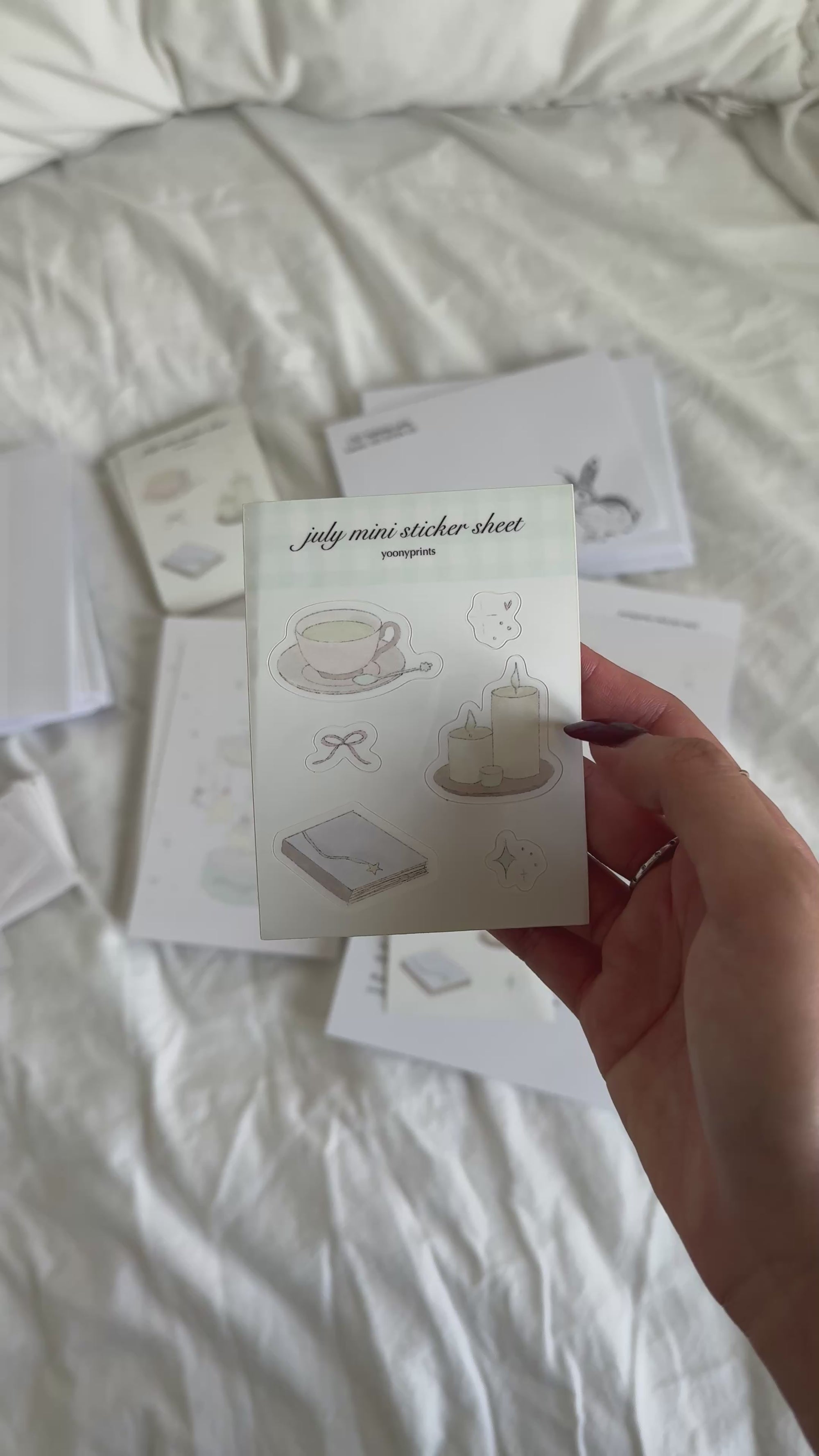july mini sticker sheet